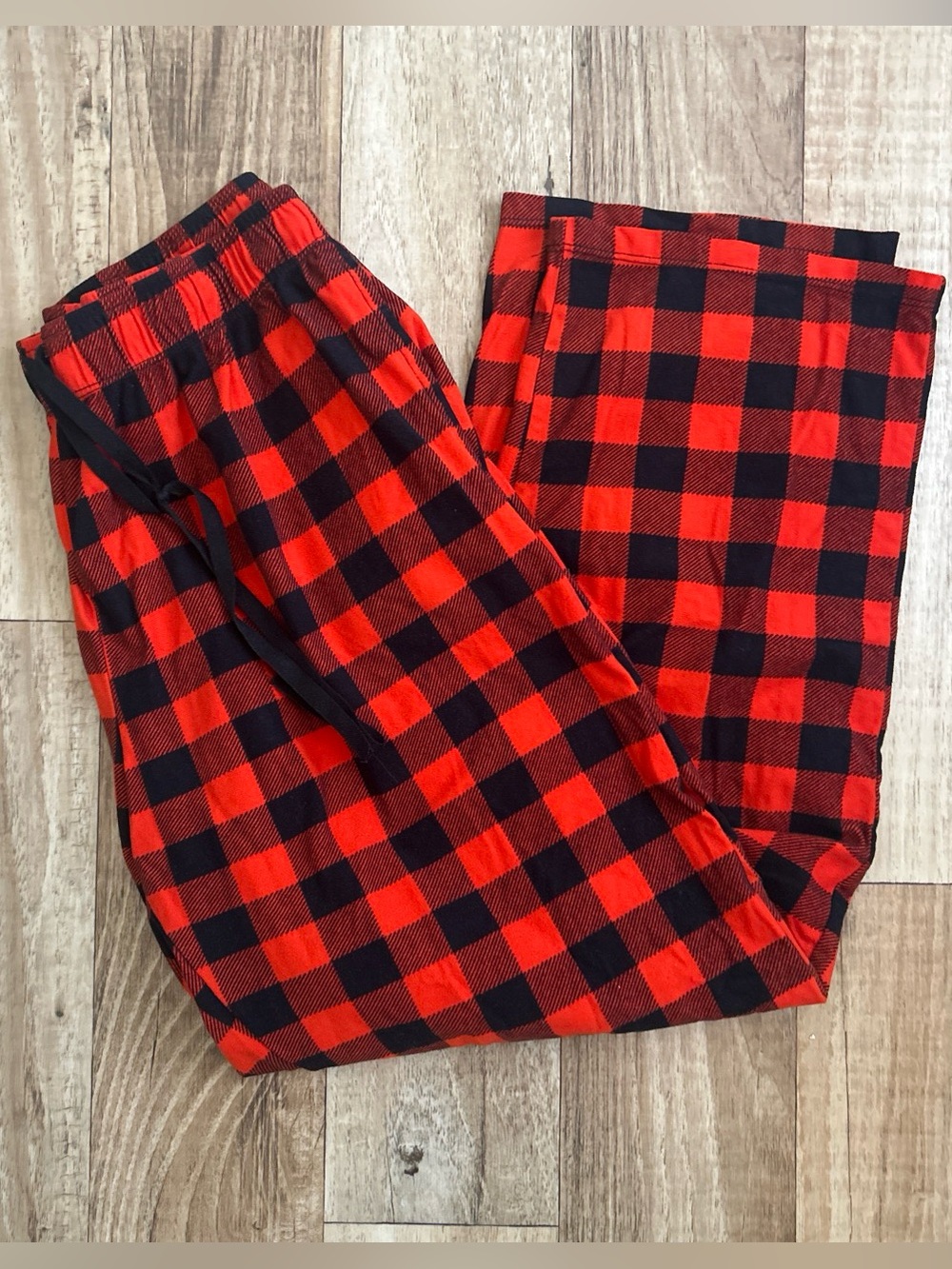 Women's Red and Black Buffalo Plaid Lounge Pajama Pants size M